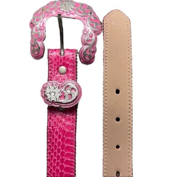 Pink RAD Western Rhinestone Belt L - Picture 2 of 6